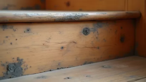 jak wyremontować stare drewniane schody