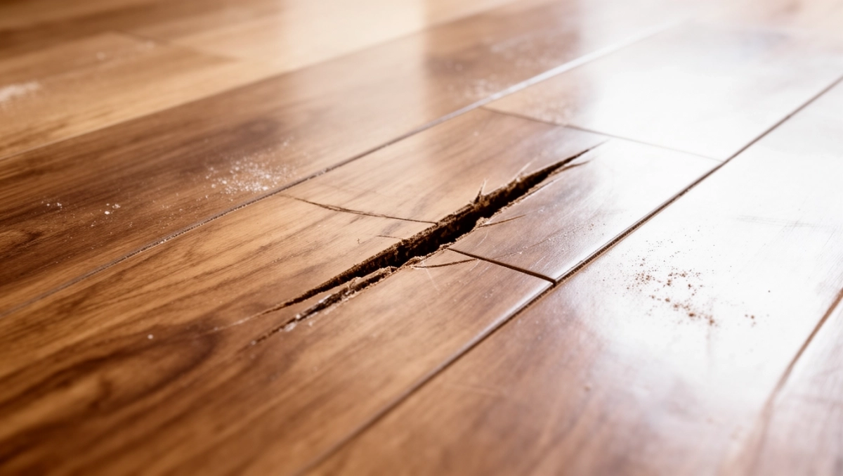 Wymiana uszkodzonego panela podłogowego